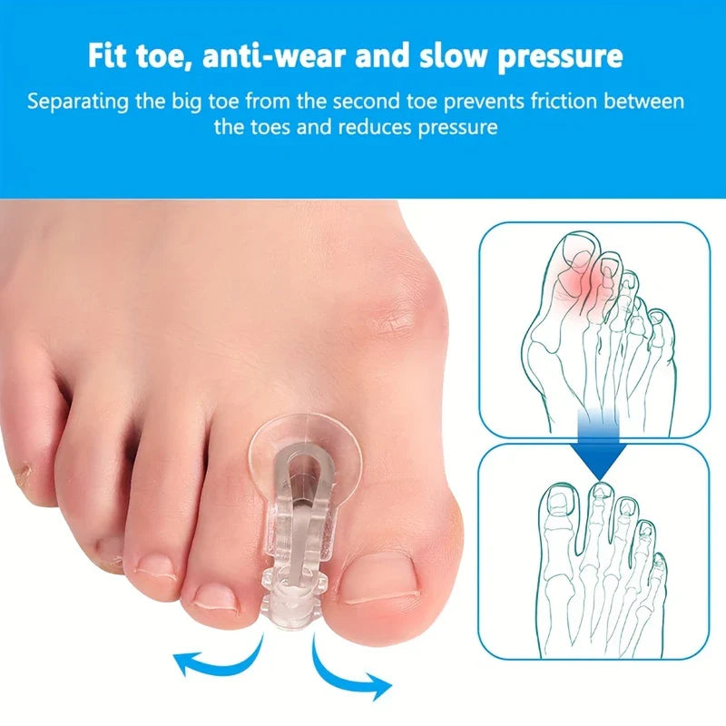 Hard Gel Toe Separators with Holes (1 Pair)