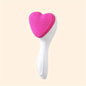 Heart Shaped Manual Facial Cleansing Scrub Brush