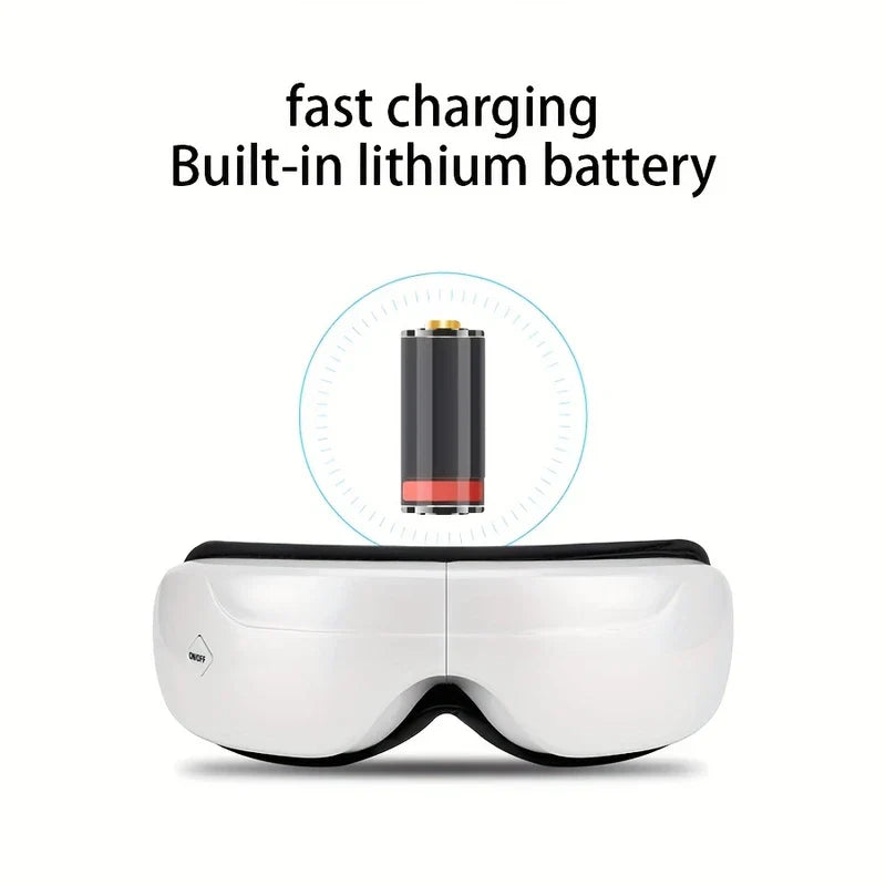 Heated Eye Massager Mask for Eye Strain Relief