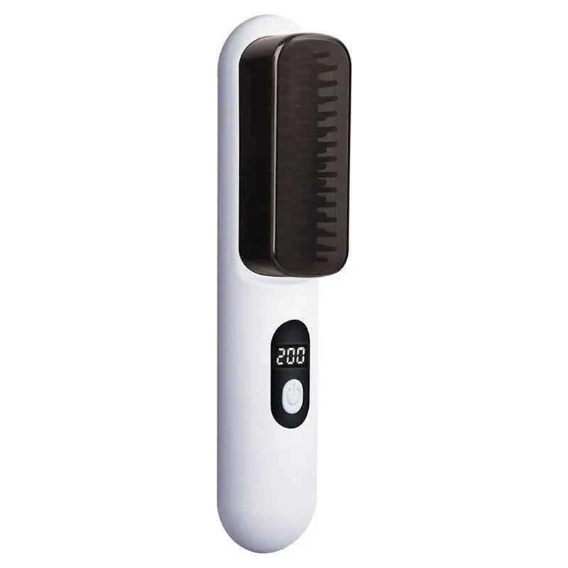 Heated Hair Styling Straightening Brush
