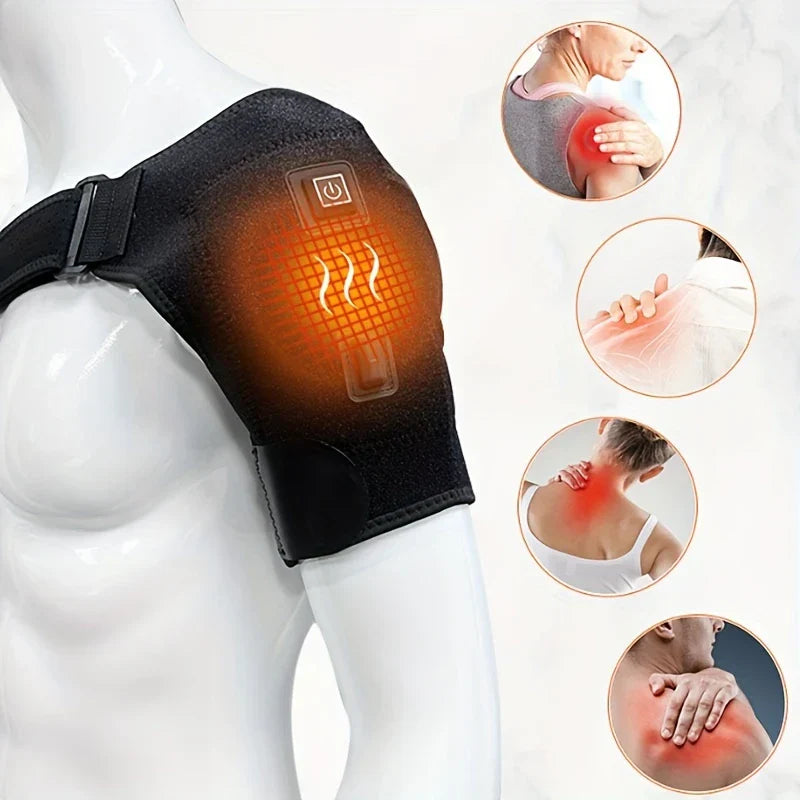 Heated Shoulder Brace Wrap for Pain Relief