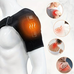 Heated Shoulder Brace Wrap for Pain Relief