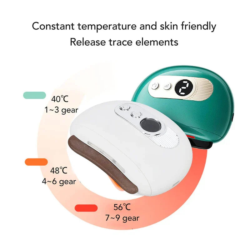 Heated Vibration Scraping Facial Body Therapy Tool