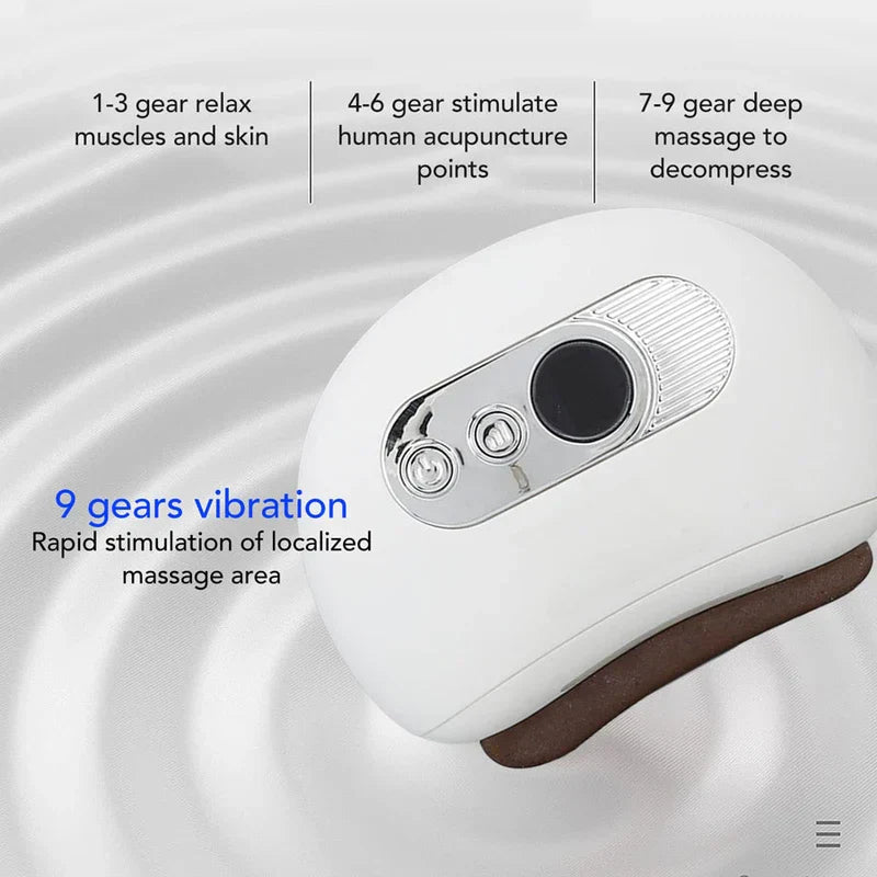 Heated Vibration Scraping Facial Body Therapy Tool