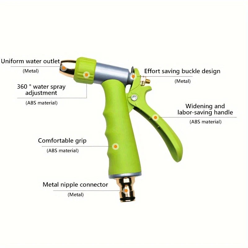 Heavy Duty Metal Garden Hose Nozzle Sprayer