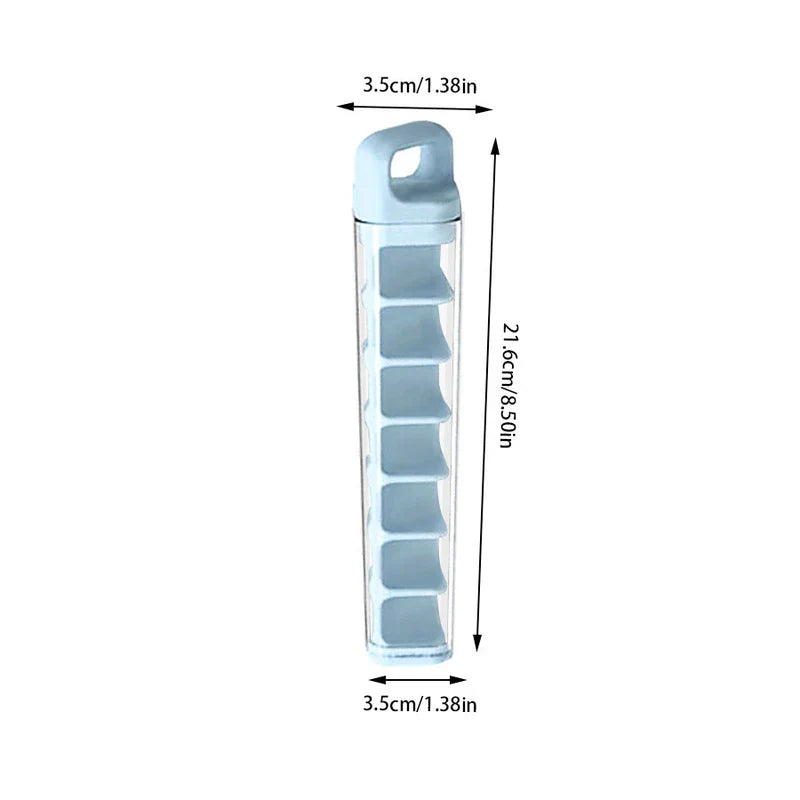 Ice Cube Tray Mold Bin With Lid Scoop