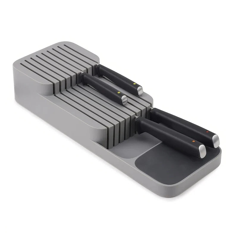 In-Drawer Double Layer Knife Block Organizer