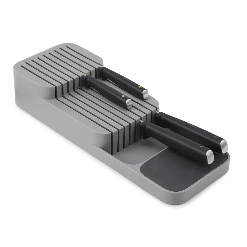In-Drawer Double Layer Knife Block Organizer