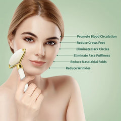Jade Roller and Gua Sha Facial Tool Set