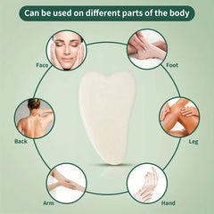 Jade Roller and Gua Sha Facial Tool Set