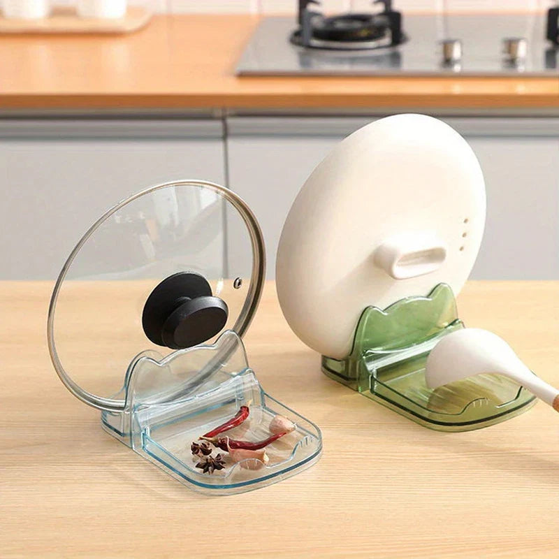Kitchen Countertop Pot Lid Holder Organizer Rack