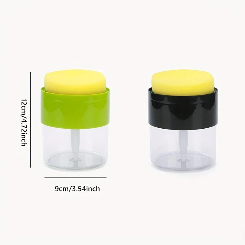 Kitchen Manual Press Soap Pump Dispenser Caddy