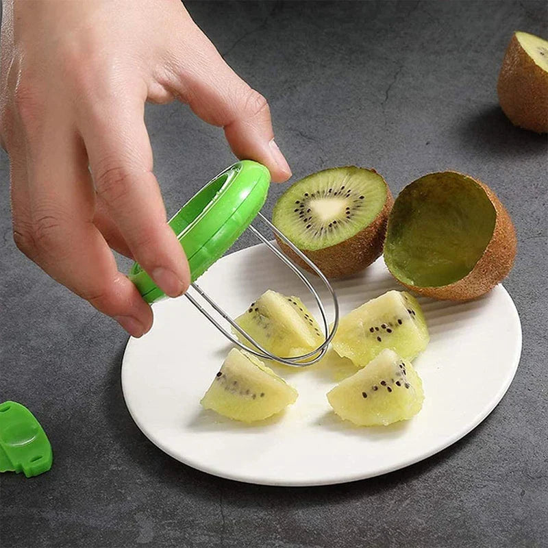 Kiwi Cutter Peeler Slicer Tool Gadget