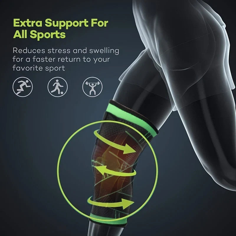 Knee Compression Sleeve Brace Support