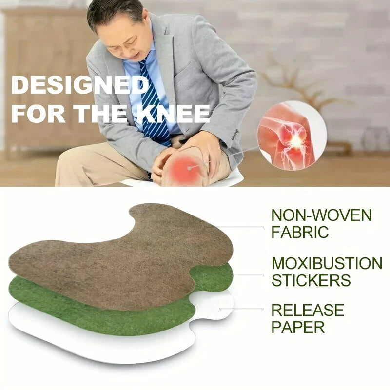 Knee Pain Relief Patches (12 Pack)