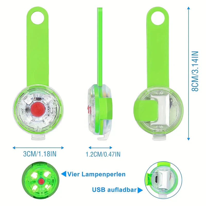 Led Clip-On Pet Safety Light Tag Pendant