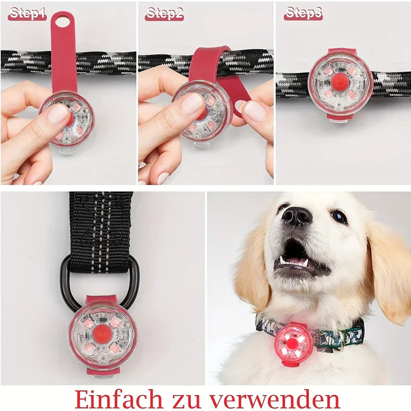 Led Clip-On Pet Safety Light Tag Pendant