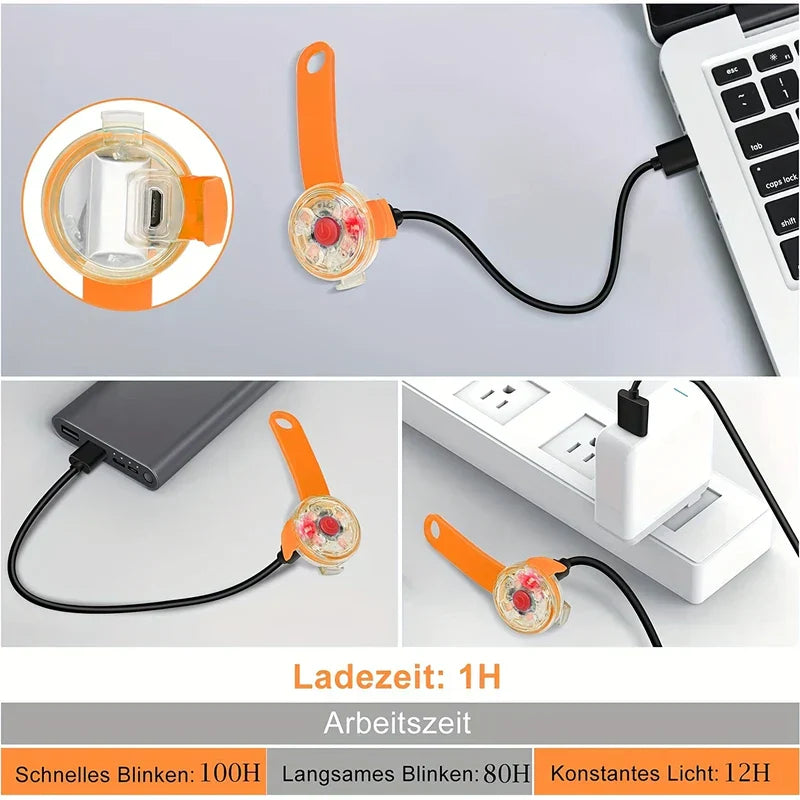 Led Clip-On Pet Safety Light Tag Pendant