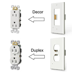 LED Outlet Cover | Creates an Outlet with a Built-in Night Light New HomeGoods