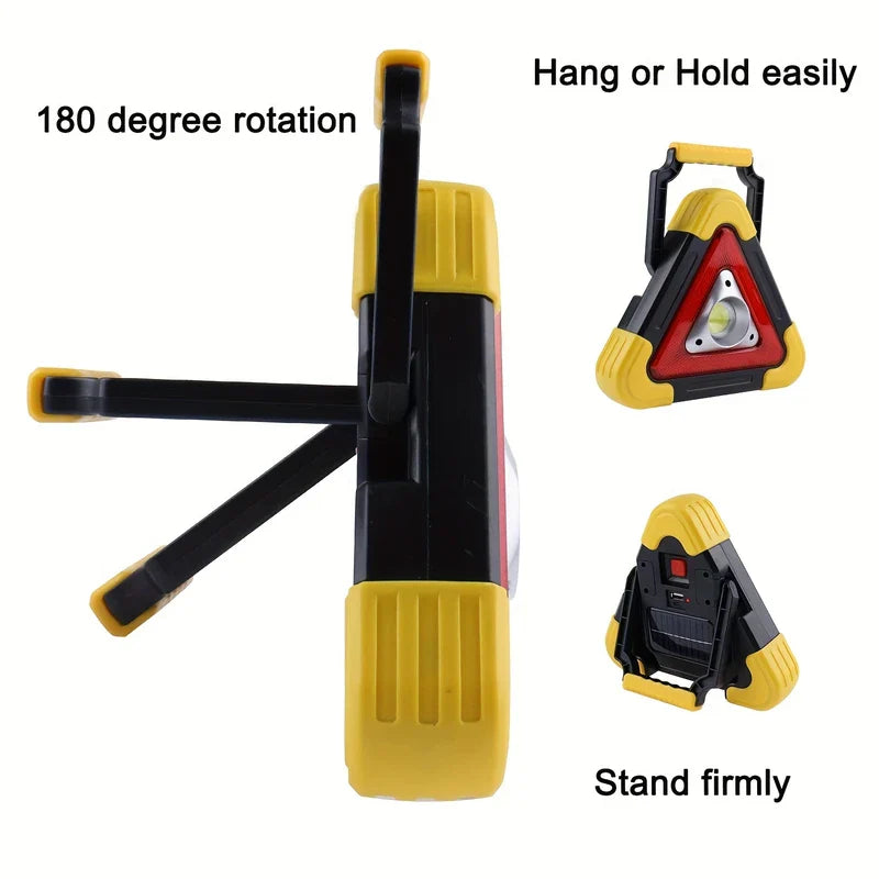 LED Triangle Emergency Warning Hazard Light