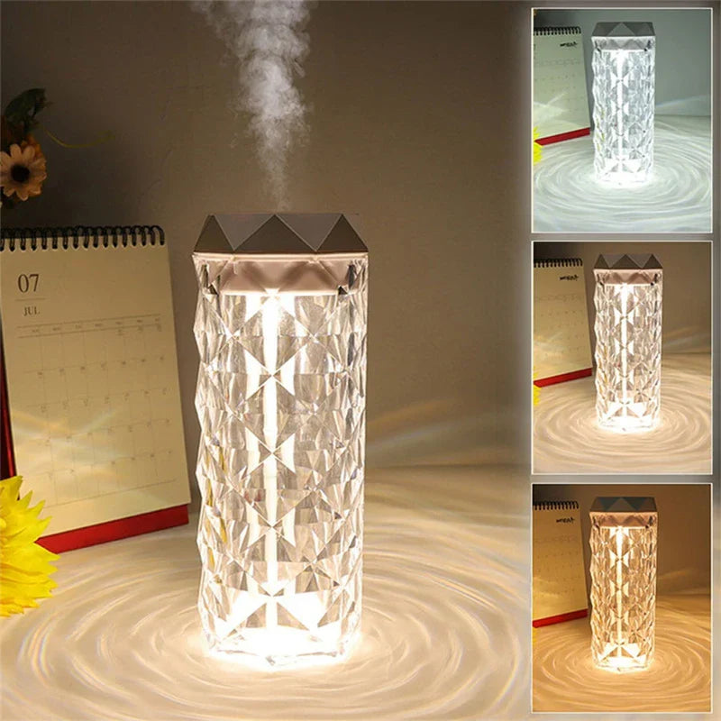Large Crystal Design Cool Mist Humidifier