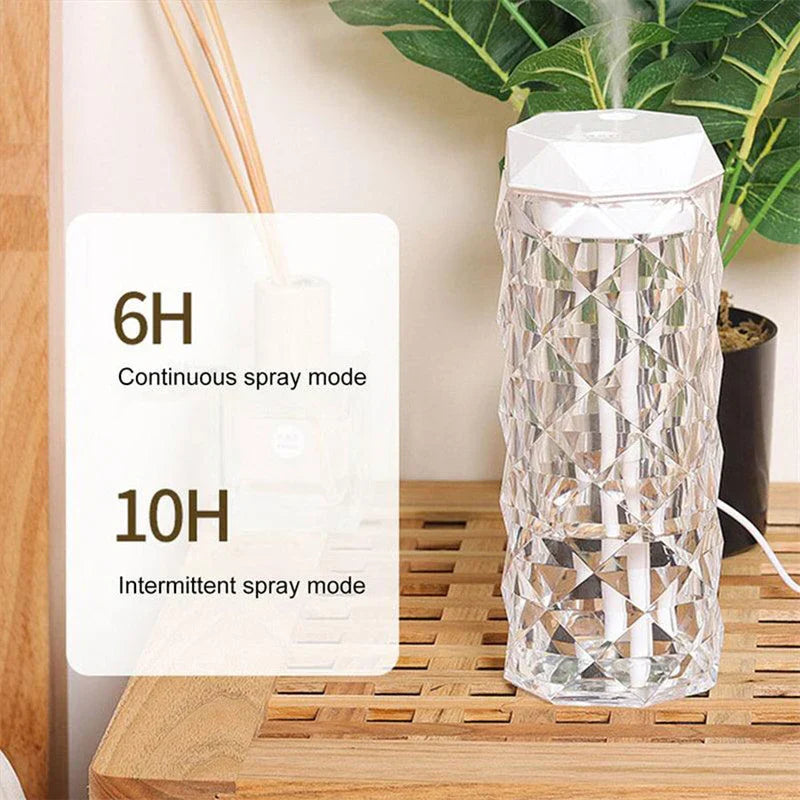 Large Crystal Design Cool Mist Humidifier