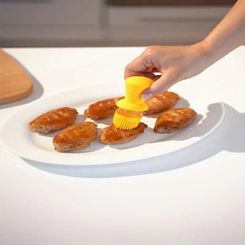 Large Glass Oil Dispenser Bottle Measured Pour Spout