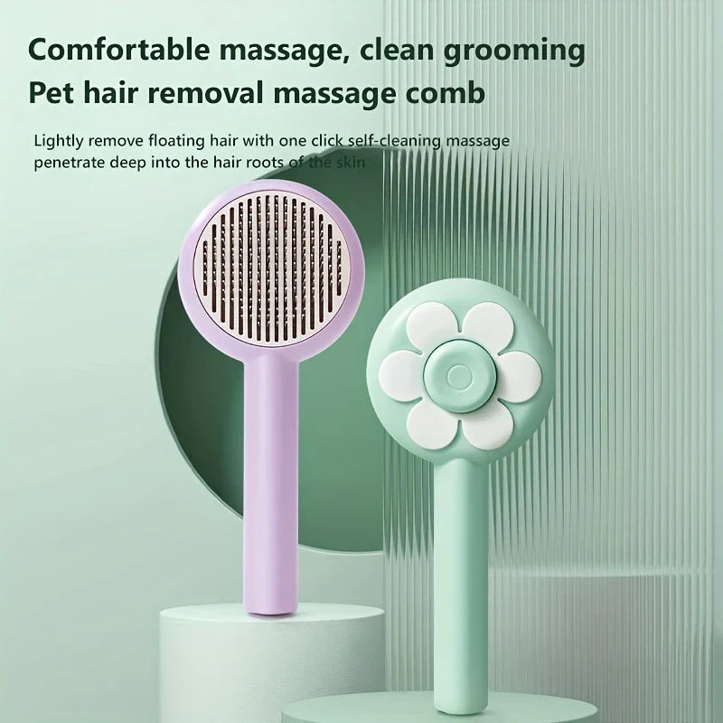 Long Short Hair Pet Grooming Comb Tool