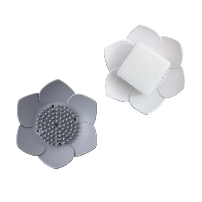 Lotus Shaped Soap Dish Holder