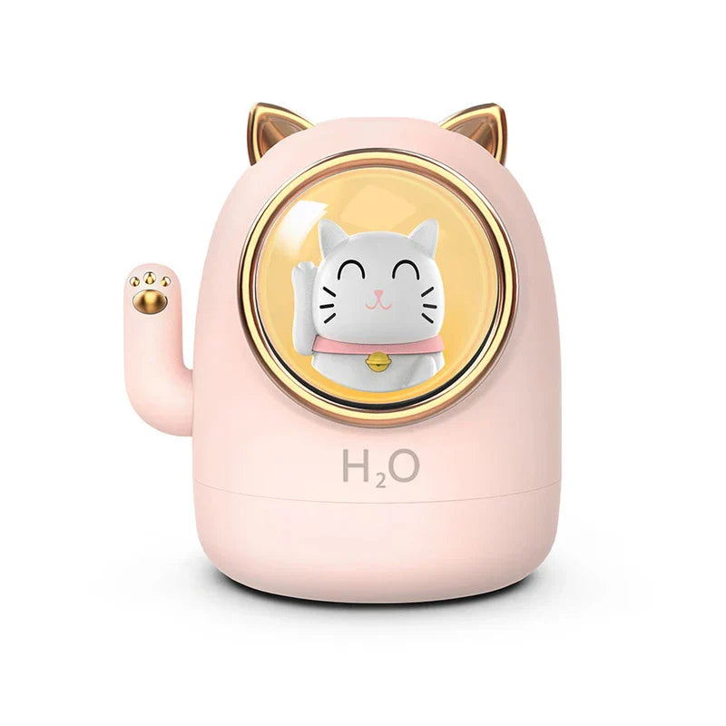 Lucky Cat Design Mini Humidifier Diffuser