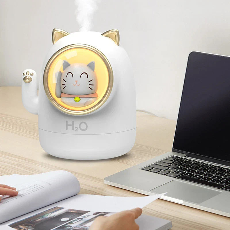 Lucky Cat Design Mini Humidifier Diffuser