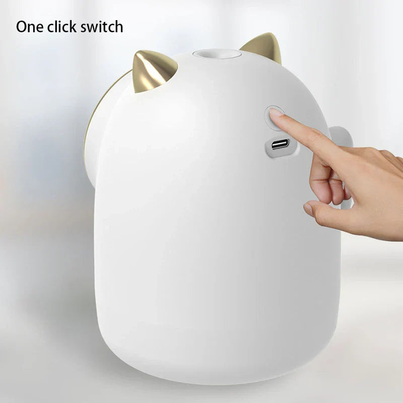 Lucky Cat Design Mini Humidifier Diffuser