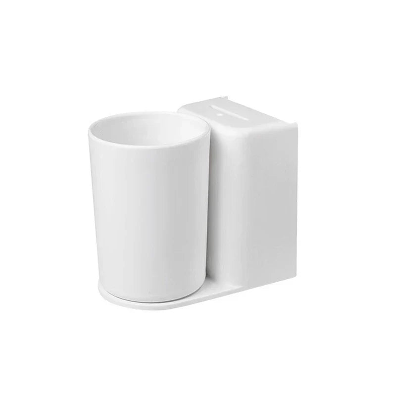 Magnetic Inverted Toothbrush Mouthwash Cup Holder