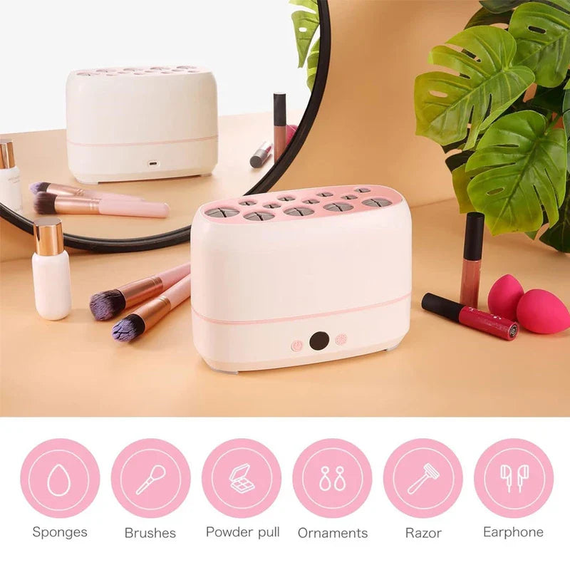 Makeup Brush Cleaner & Dryer Spinner Machine