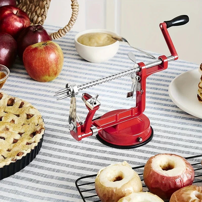 Manual Apple Peeler Corer Slicer Machine