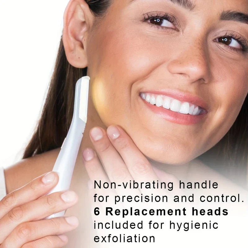 Manual Bikini Razor Trimmer with LED Light Battery Op