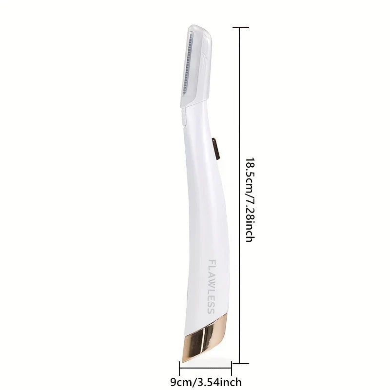 Manual Bikini Razor Trimmer with LED Light Battery Op