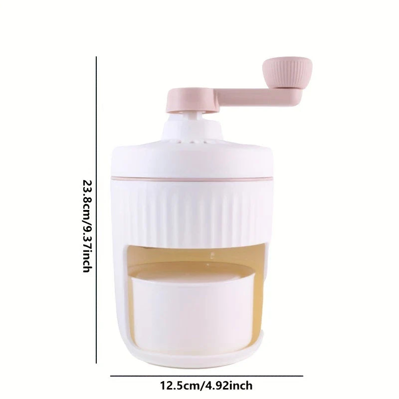 Manual Hand Crank Ice Crusher Shaver