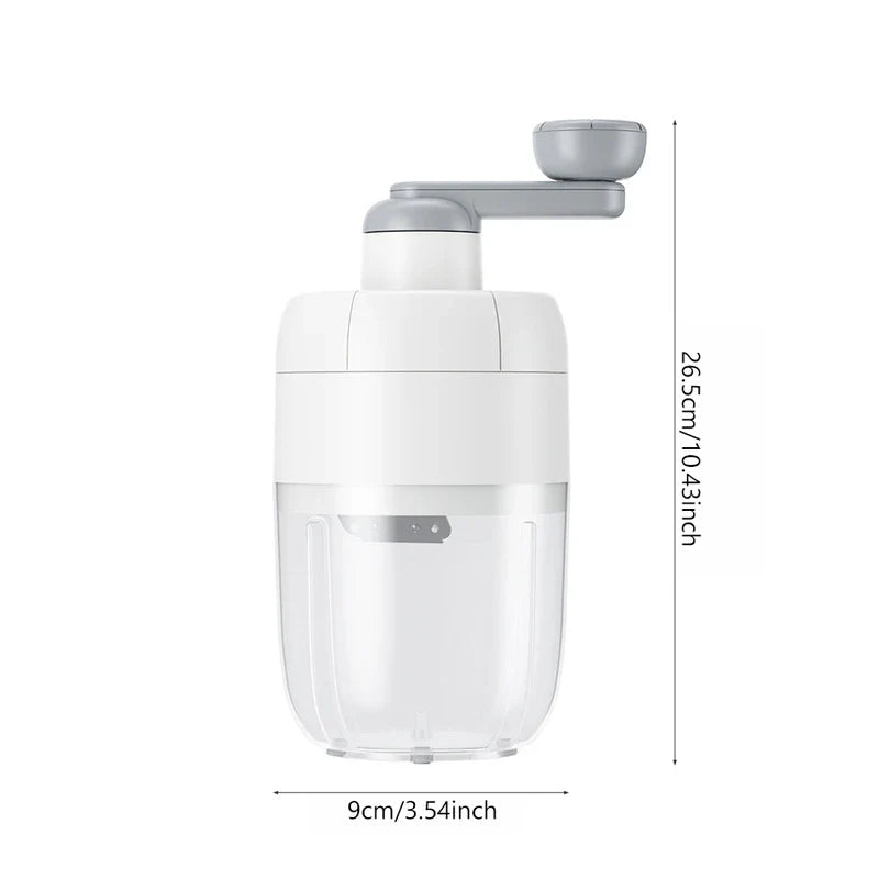 Manual Hand Crank Ice Shaver Machine