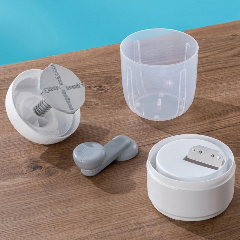 Manual Hand Crank Ice Shaver Machine