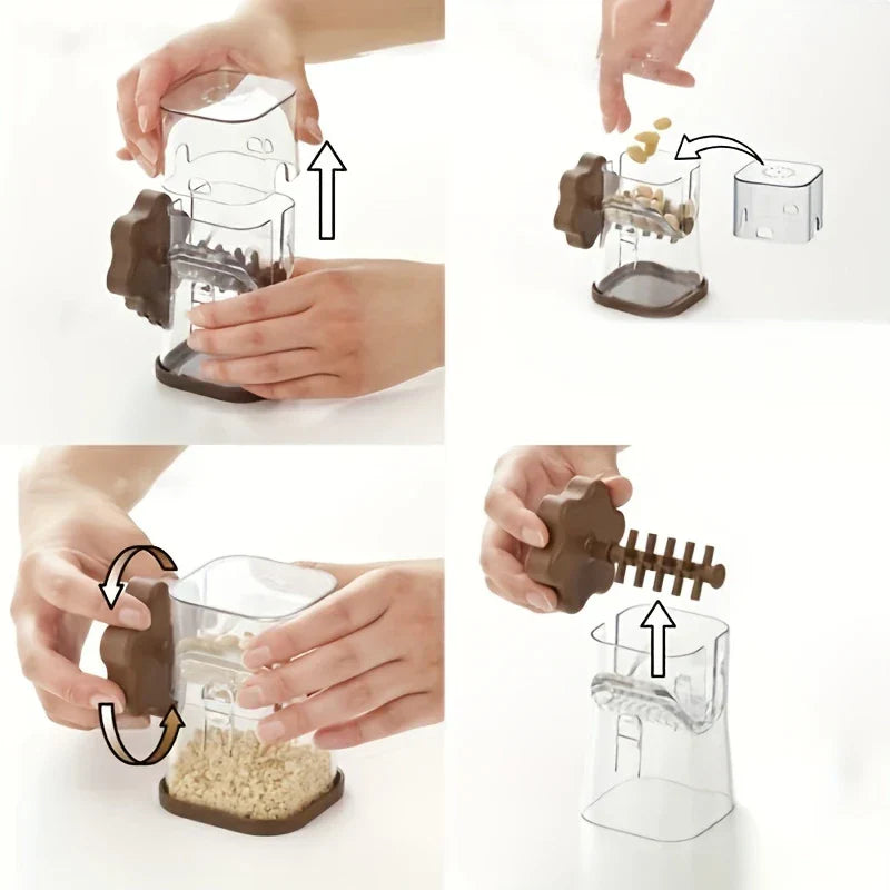 Manual Nut Chopper Grinder Mill