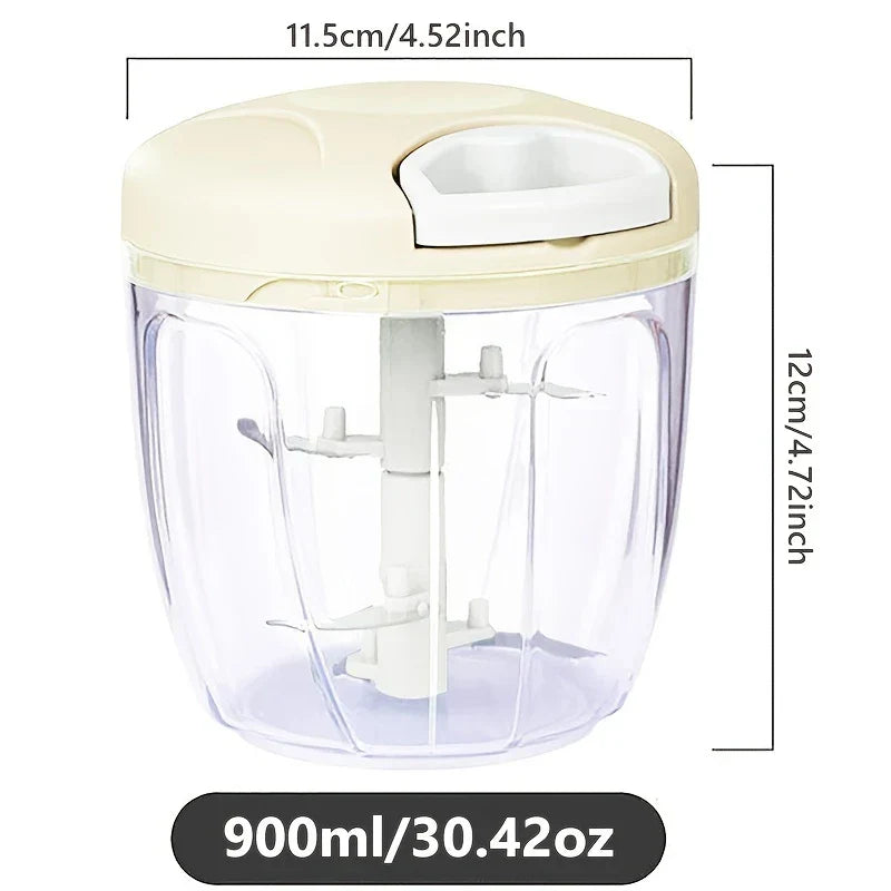Manual Pull String Garlic Chopper