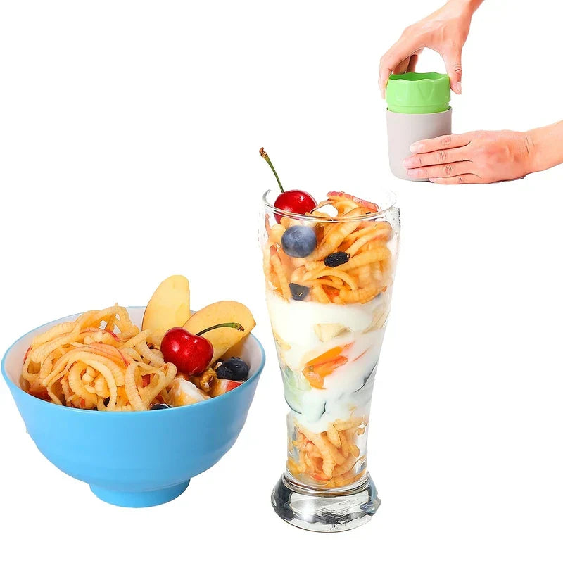 Manual Rotary Grater Cheese Shredder Slicer