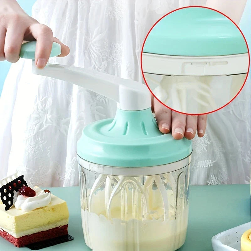 Manual Rotary Hand Whisk Egg Beater