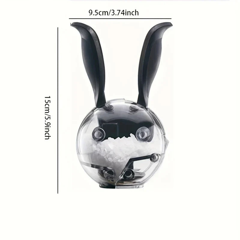 Manual Salt Pepper Grinder Set Glass Bottle