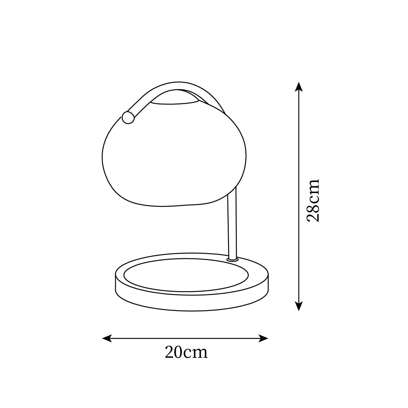 Mauri Lamp: Elegant & Safe Candle Warmer - New HomeGoods