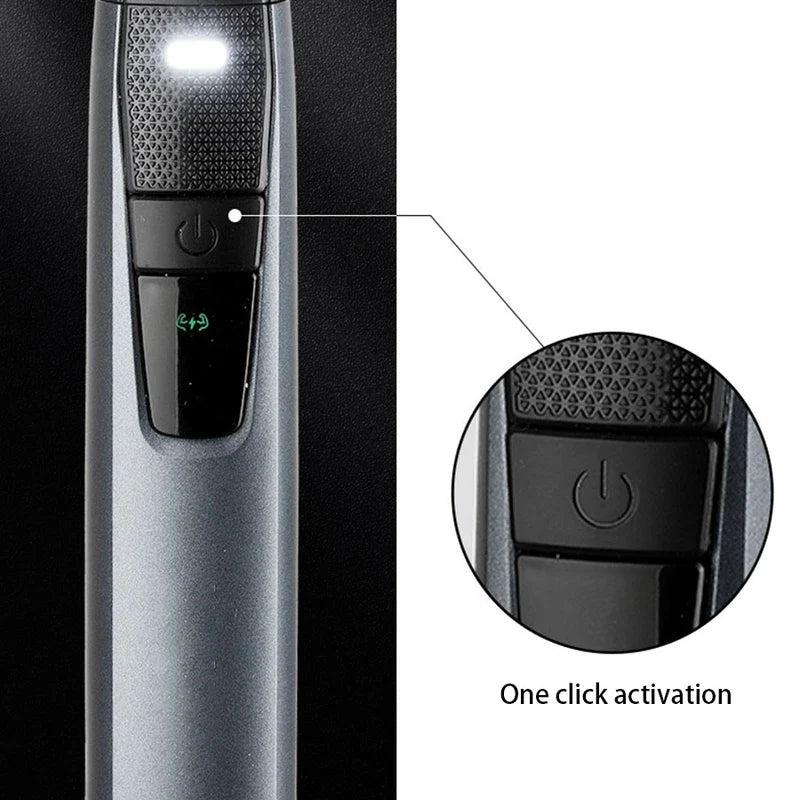 Men'S Waterproof Wet Dry Rotary Shaver Grooming Tool