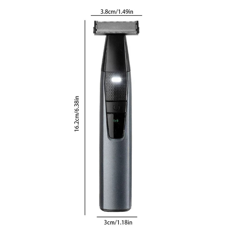 Men'S Waterproof Wet Dry Rotary Shaver Grooming Tool