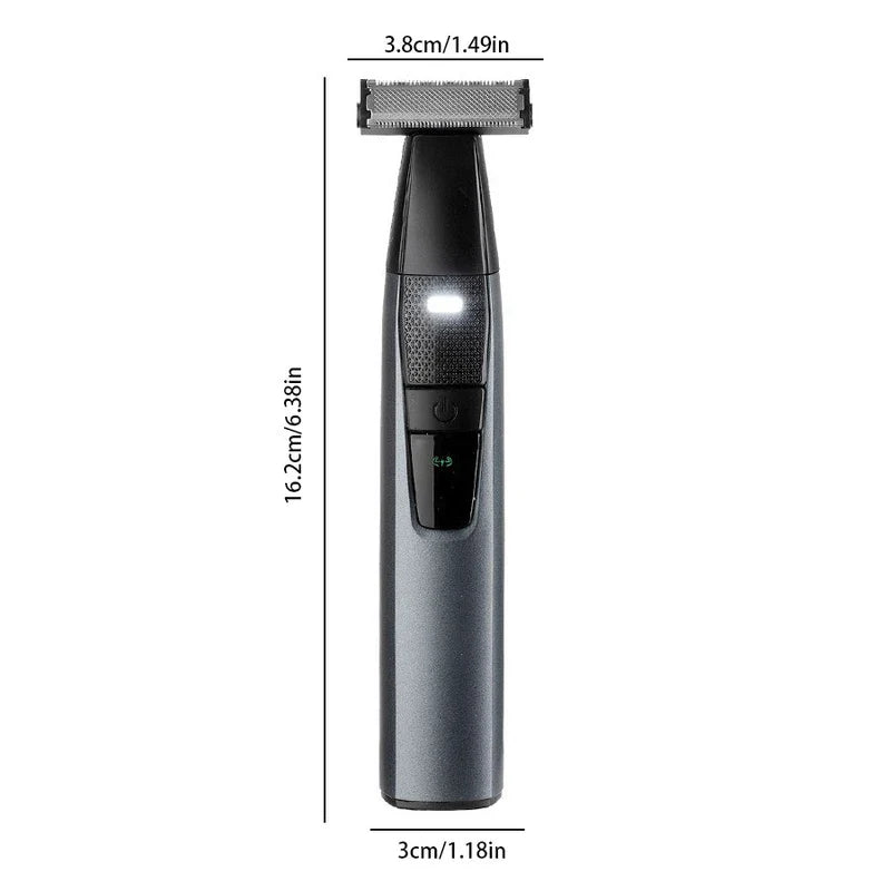 Men'S Waterproof Wet Dry Rotary Shaver Grooming Tool