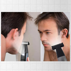 Men'S Waterproof Wet Dry Rotary Shaver Grooming Tool